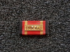 (S1-36) BW Einsatzmedaille EUTM Mali gold Ordensspange Bandspange Bandschnalle