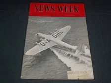 1937 FEBRUARY 20 NEWSWEEK MAGAZINE - CANOPUS STEERSMAN - FRONT COVER - F 2509