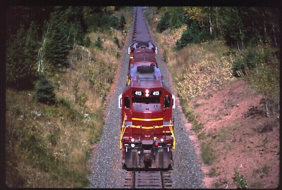 Original Rail Slide - DMIR Duluth Missabe & Iron Range 413+ Two Harbors MN 9-'00