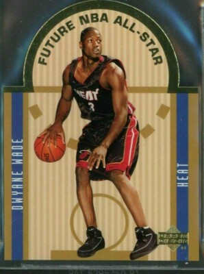 Dwyane Wade 2003-04 Upper Deck Future NBA All-Star Die-Cut Rookie!Heat G RC GOAT