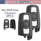 2 Key Fob Shell Case for Bmw 1 3 5 6 Series E90 E91 E92 Kr55Wk49123 Kr55Wk49127 (For: Bmw)