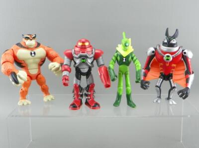 Playmates 2018 Ben 10 RATH HEATBLAST WILDVINE JETRAY Omni-Kix