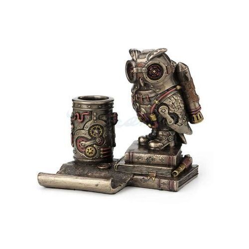 Steampunk OWL CELL PHONE STAND & PEN HOLDER WU77491A4 - 第 1/1 張圖片