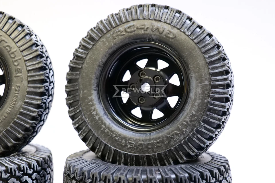RC4WD Scale 1.9 Truck Metal Wheels 6 LUG Metal W/ DIRT GRABBER (4PCS) - Image 4 of 4
