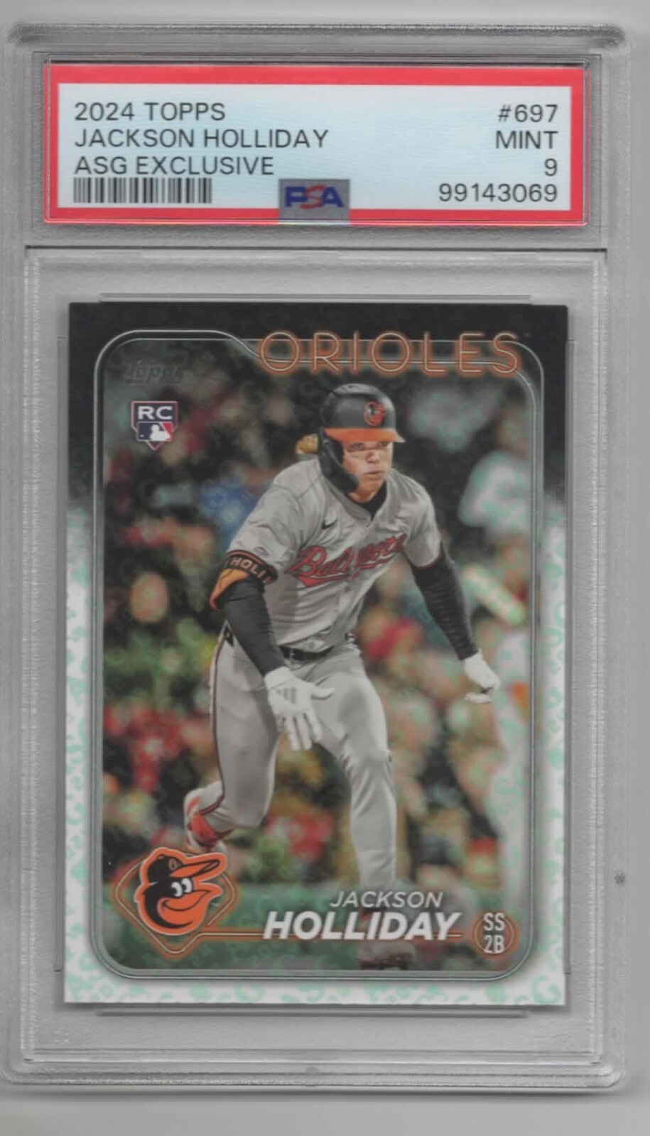 2024 Topps ASG Exclusive Jackson Holliday RC #697 PSA 9 Mint