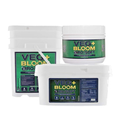 Hydroponic Research VEG+ BLOOM RO/Soft 5lb,25lb,100lb