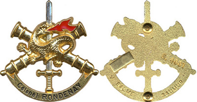 RONDENAY, Colonel, 510° Promo EOR EAA, Artillerie, G.4331 graviert, Balme 4331(6519)