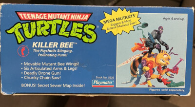 1990 Playmates Vintage Original TMNT Killer Bee Teenage