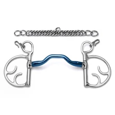 Cavalon Kimberwick Low Port Mullen Sweet Iron Curb Bit