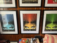 THE CURE First Edition Poster Set (3)  From LA Emek