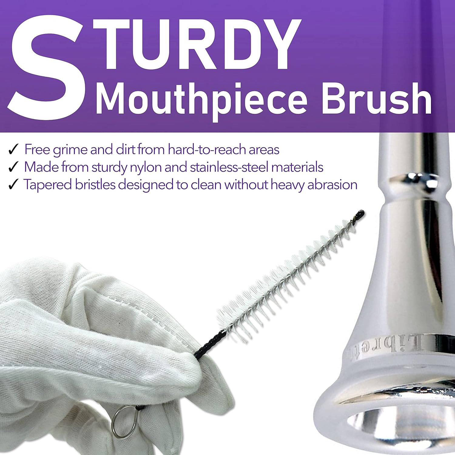 French Horn ALL-INCLUSIVE Cleaning & Care Kit with Instructions: Valve Oil + Sli