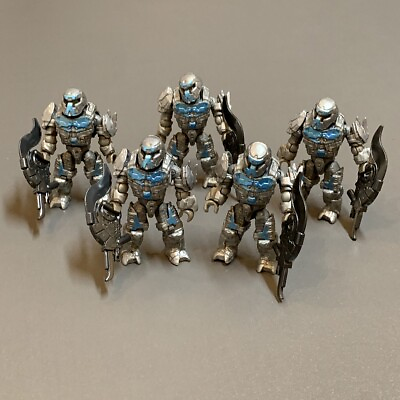 #ad Lot 5 Mega Bloks CONSTRUX HALO COVENANT BANISHED BRUTE DXR57 HEROES Figure Toys $15.41