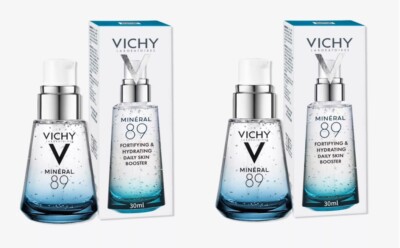 Vichy Mineral 89 Fortifying And Plumping Daily Booster 30ml - 2 Pack EXP 07/26+