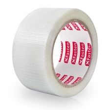 XFasten Filament Duct Tape, Transparent, 2 Inches x 30 Yards