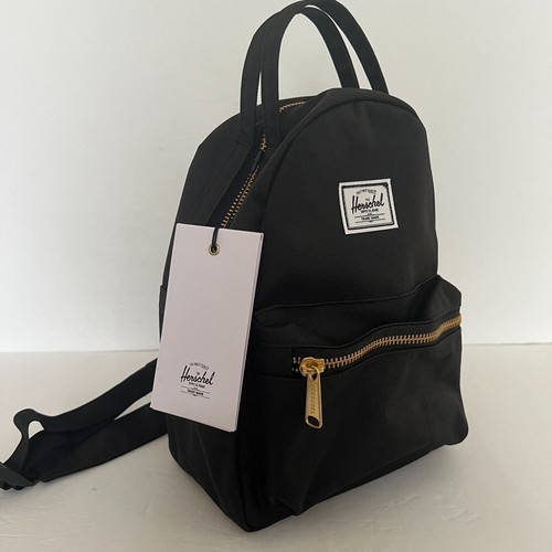 Herschel Women's Nova Mini Backpack Black Crosshatch/Black Bag 10501-02090 NEW - Bild 2 von 14