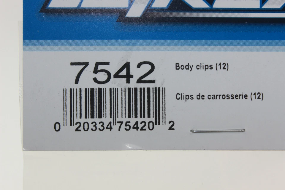 Traxxas 7542 Karo-Clips Body Clips 12 Stück NEU in OVP - Bild 2 von 3