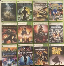 12 Game Xbox 360 Console Exclusive Games Lot - Microsoft Xbox All CIB