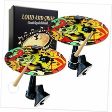06 New Car Cymbals Air Vent for Drummers & Music Enthusiasts, Funny 2 Skull