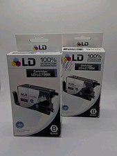 Black Ink Cartridge LD Compatible 2 Pack with Brother LC79BK