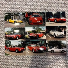 Ferrari 365 Gtc4 250gt Daytona Exotic Sports Car 3.5x5 Kodak Photo Set Of 9
