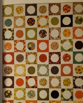 SUPER EASY CIRCLES ALL AROUND Quilt  - Pattern From a Vintage Magazine