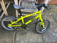 Hoy Bonaly 16" Unisex Kids Bike Alloy, Age 5-7, yellow