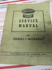 Ford 9N 8N Tractor Service Manual for Owners and Mechanics