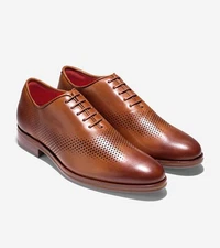 New Cole Haan Men's Shoes Washington Laser Wingtip Oxford