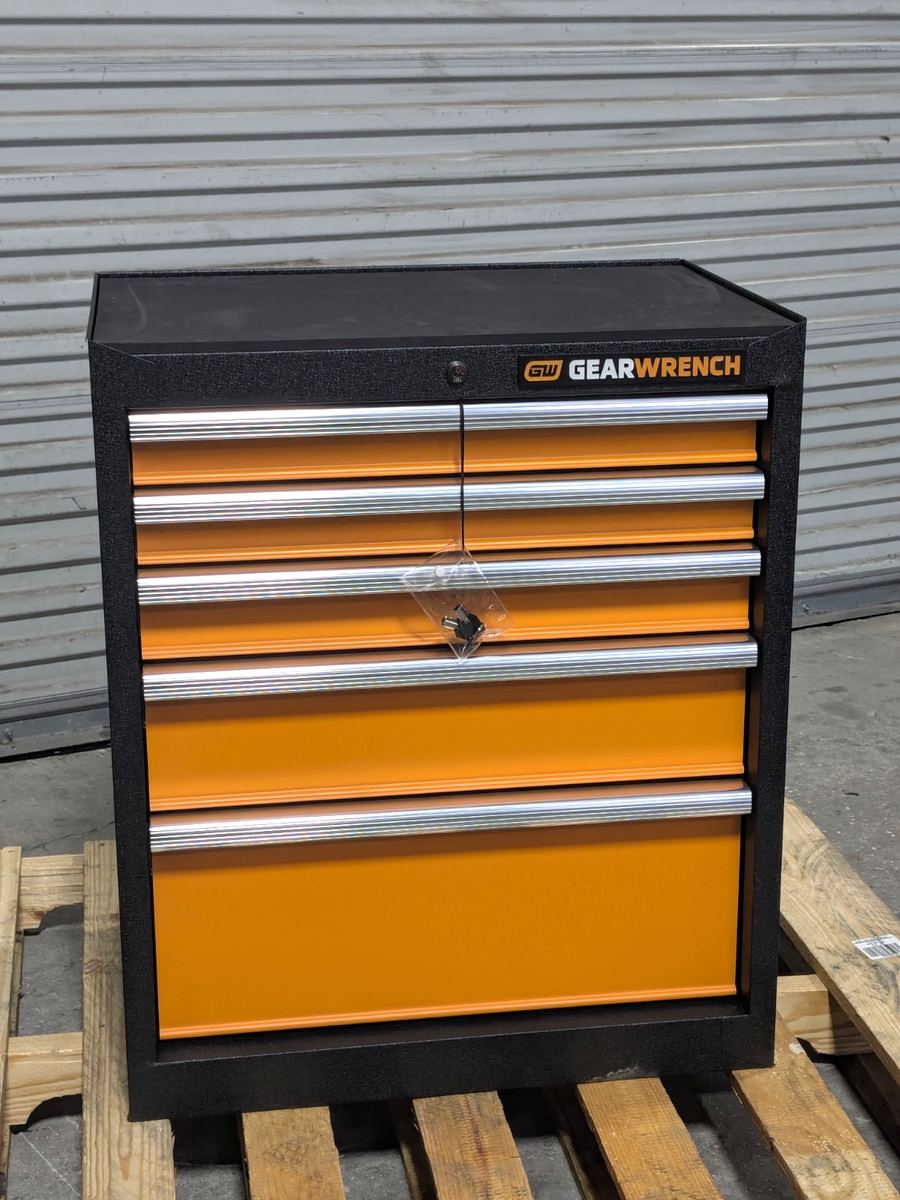 Gearwrench GSX Series Tool Box Roller Cabinet 5 Drawer 37 H x 26 W