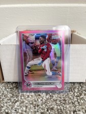 2022 Topps Chrome - Jazz Chisholm #91 Pink Refractor