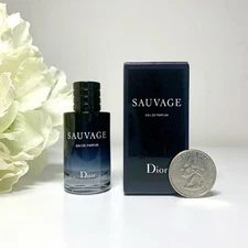 Dior Sauvage Eau De Parfum Men Travel splash Mini Bottle 10ml/0.34 fl.oz New