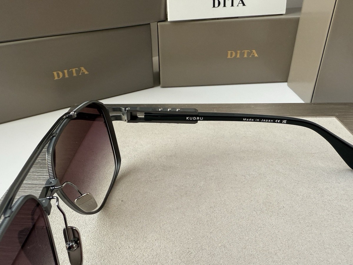 ディータ DITA KUDRU サングラス 61□14-145-155 ブラック シルバー色