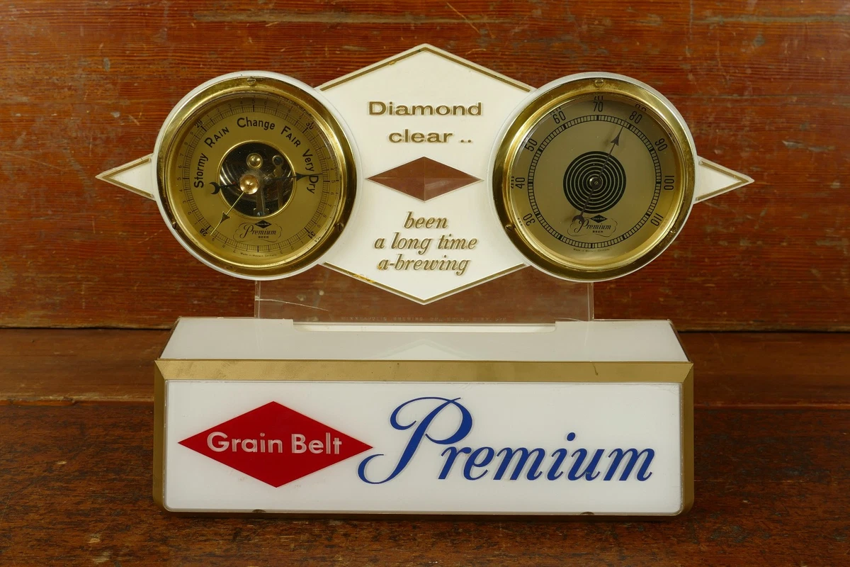 ビンテージ 1950s ゴールデン.グレインベルト.ビール 広告ランプ grain