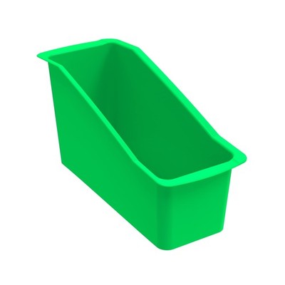 Storex Modern-Series Large Book Bin Plastic Organizer For Home Office And