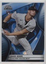 2025 Topps Chrome Black Blue Refractor 99/150 Jake Eder #77 0jm6