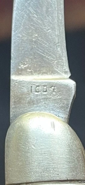 Cuchillo plegable vintage hecho en Estados Unidos estilo Jambiya Foto 4 de 4