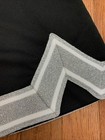 Chasse Blaze Cheer Skirt Youth Medium YM Omni Cheer Black White Silver Stripe YM — photo 2