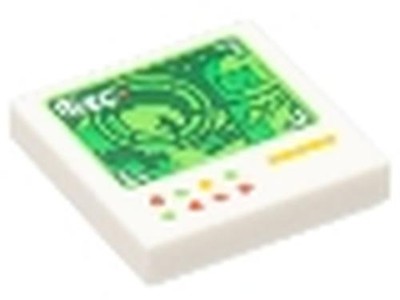 Lego Tile 2 x 2 with Dark Green Screen with-3068pb2029-Farbauswahl-color choice