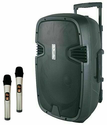Pyle Portable Bluetooth PA 15&rsquo;&rsquo; Speaker System, 1600 Watt, Rechargeable Battery