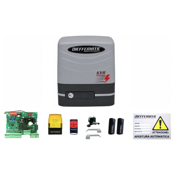 Dieffematic Kv8 24V Fast Kit FüR Schiebetor Automatisierung 800Kg-image