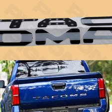For 2024 2025 Tacoma Letters Rear Emblem Tailgate Insert Black USA Flag 3D Decal
