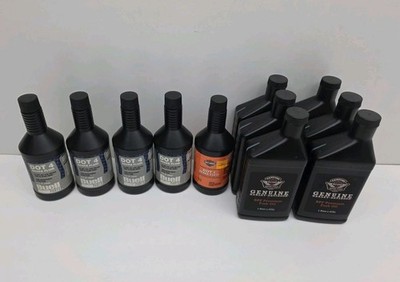 HARLEY-DAVIDSON OEM BPF PREMIUM FORK OIL - SS19 99885-10 BUELL DOT 4 LOT 