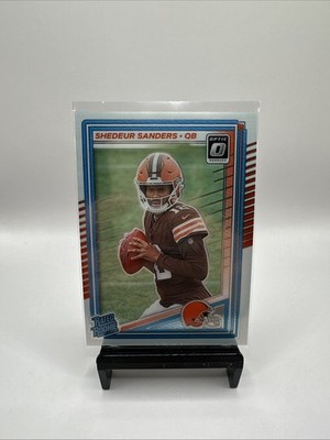 2025 Donruss Optic #203 Shedeur Sanders Rated Rookie Cleveland Browns A10