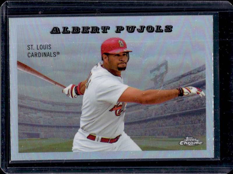2025 Topps Chrome Platinum Albert Pujols 1955 Rails & Sails #55RS-4 Cardinals