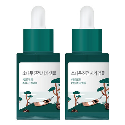 ROUND LAB Pine Tree Soothing Cica Ampoule 30ml (1.01oz) 2ea