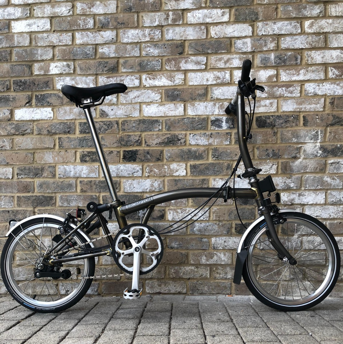 Raw ブラックエディション S6L 【極美品】ブロンプトン Lacquer Brompton Beautiful - SHIPPING WORLDWIDE - S6L Lacquer Raw Brompton 自転車本体