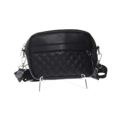 Umhängetasche, Damen, Schwarz, 19, 4, 13 cm #fHj