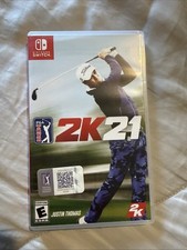2K PGA Tour 2K21 (Nintendo Switch, 2020) Golf Compete CIB Tested Working Rare