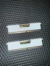 Corsair Vengeance LPX 16GB (2x8GB) DDR4 DRAM 3000MHz C15 Memory Kit - WHITE