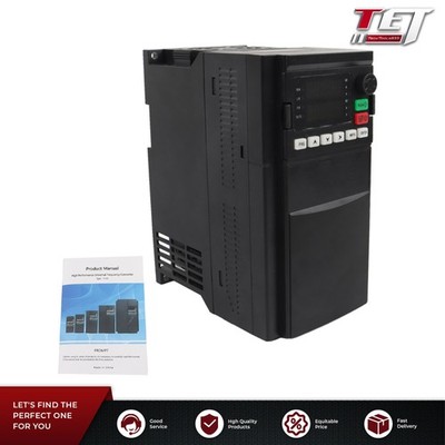 New Variable Frequency Drive 5.5KW 220V 7.5HP AC 1-3 Phase Converter VFD